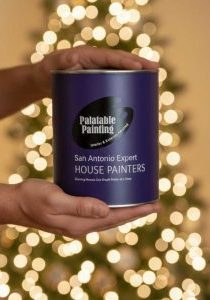 Palatable Painting can at Christmas.
